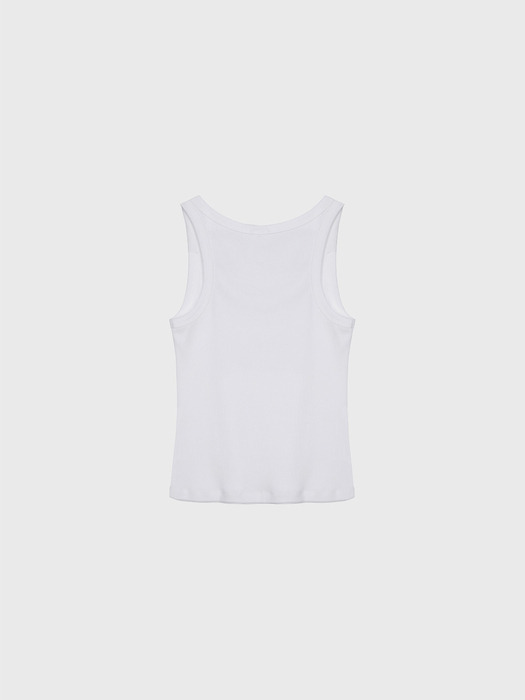 Soft basic sleeveless (white / gray / khaki / navy / black)