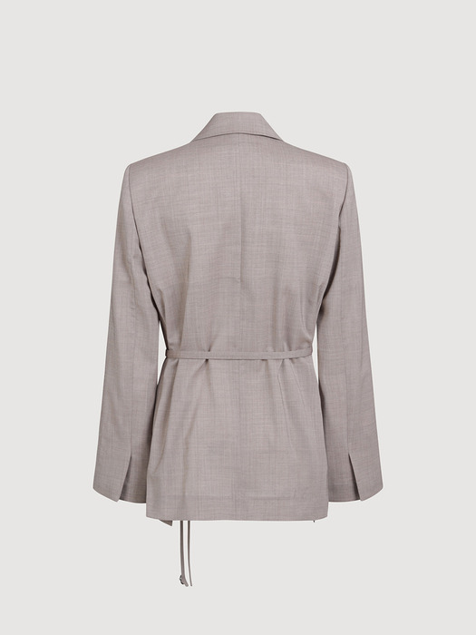 [Atelier] Wool Viscose Tailored Jacket_LFJAM24800BEX