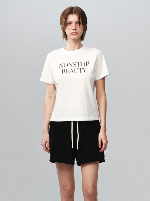 NONSTOP BEAUTY T-Shirt Off-White