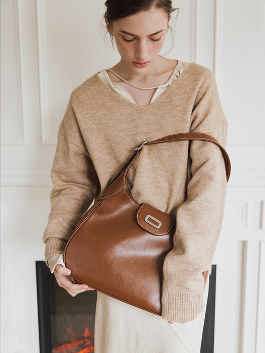 COZY HOBO BAG_mahogany