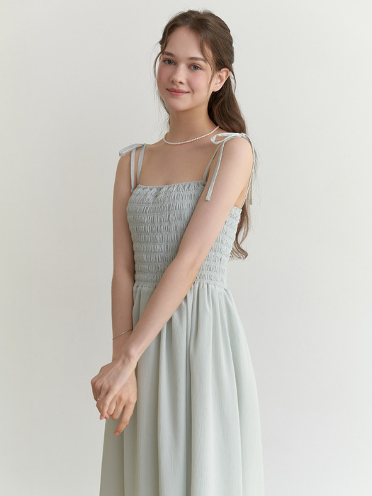 Pawpaw ribbon dress (mint)