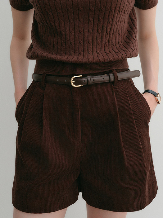 엘르 비건 레더 벨트 / ELLE VEGAN LEATHER BELT_4colors