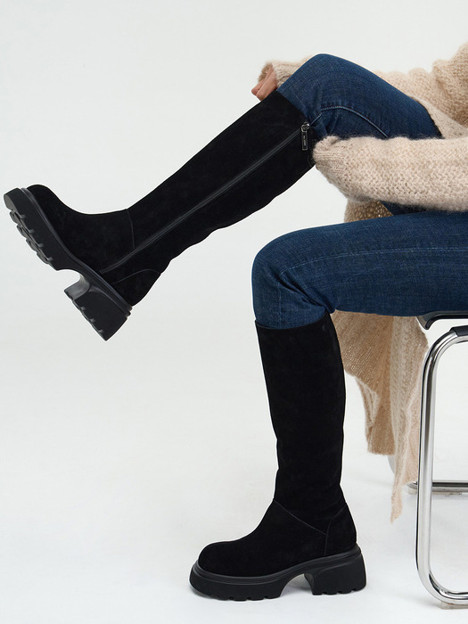 Platform Long Boots_4 Colors