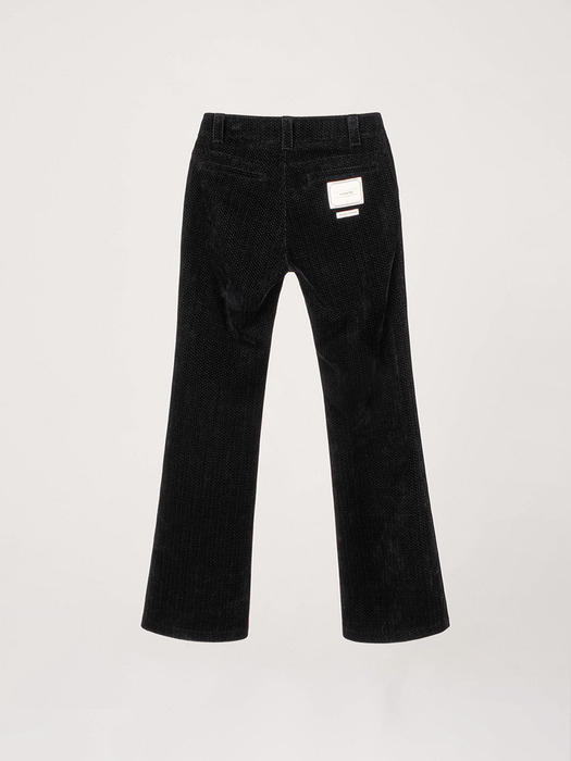 SOFT BOOTCUT PANTS_BLACK