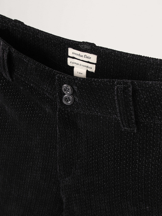 SOFT BOOTCUT PANTS_BLACK