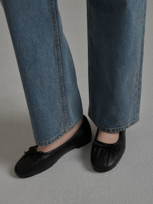 BORN SHIRRING FLAT SHOES_4COLORS