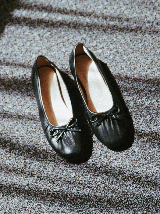 BORN SHIRRING FLAT SHOES_4COLORS