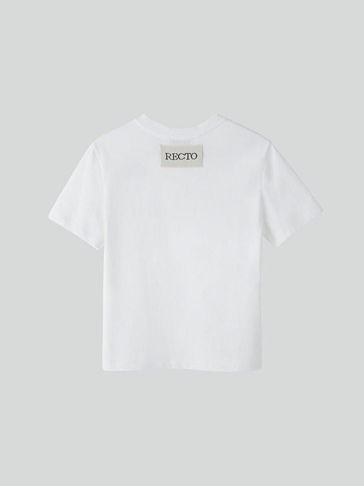 RECTO JACQUARD LOGO T-SHIRT (2COLORS)