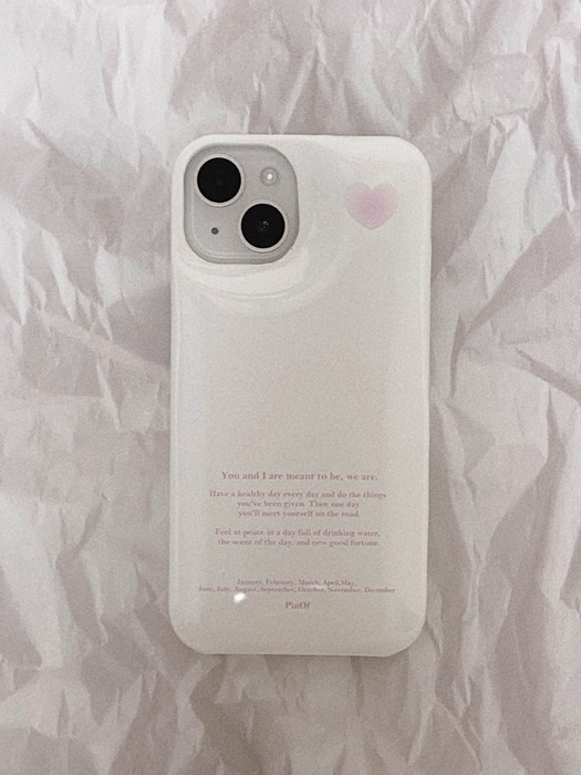 [Soap phone case] PinOf pink heart