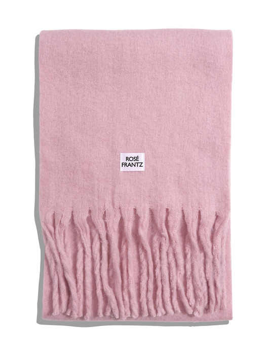 Wide Long Muffler [Light Pink]