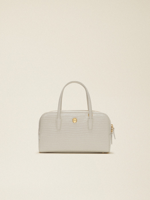 Sac Jour Lizard Ivory