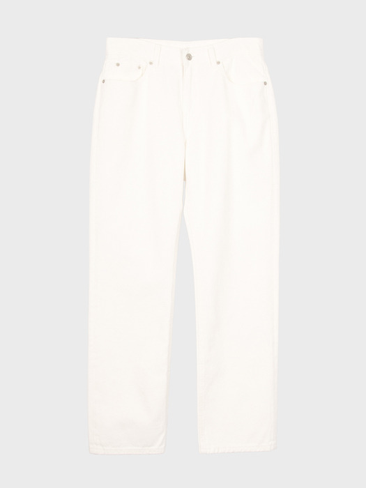 WIDE JEANS WASHED WHITE