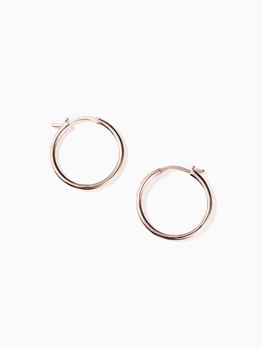 Simple round earring M