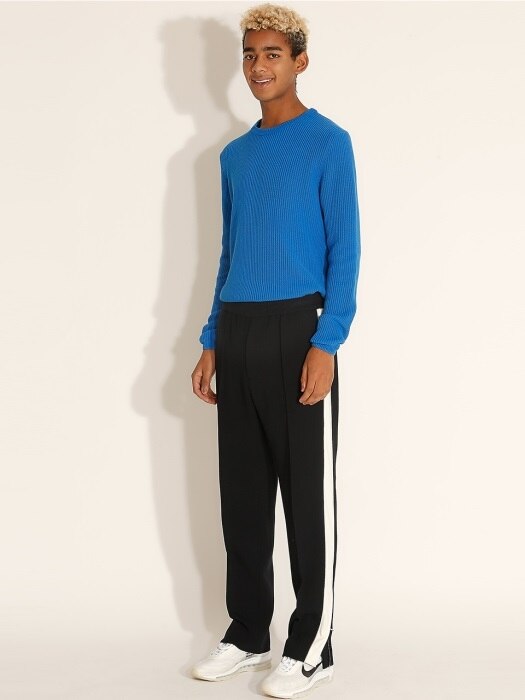 Side line Banding Track Pants_Navy