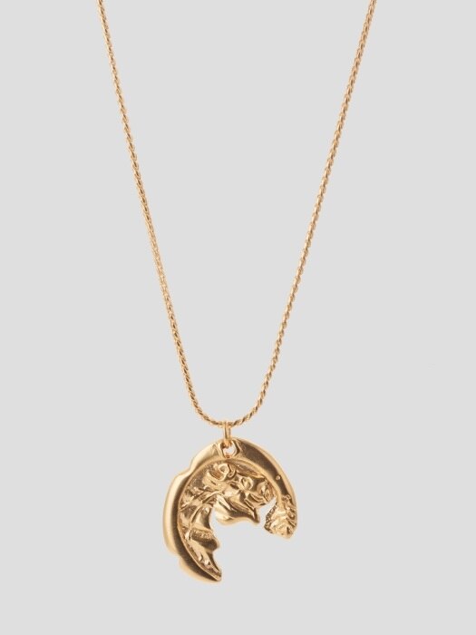 Mythic piece coin necklace
