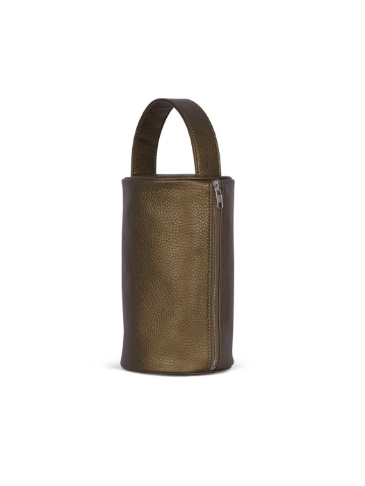 PVC CYLINDER TOTE02 (BRONZE)