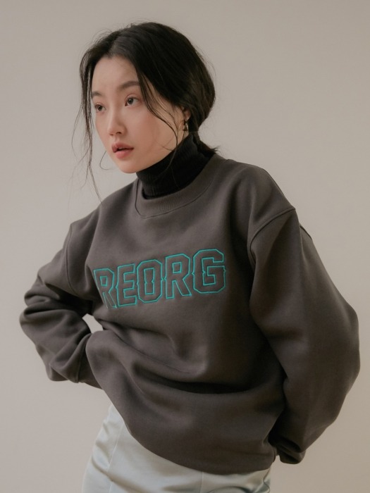 OUTLINE LOGO SWEATSHIRTS GREY