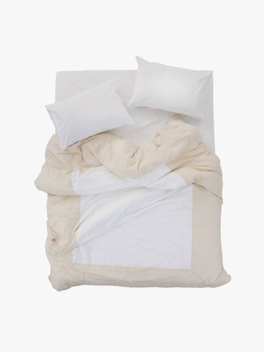 Island pillowcase - white
