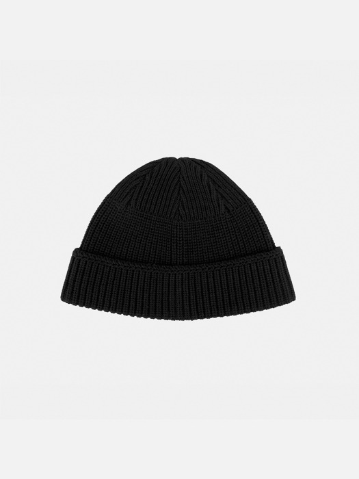 [OUTMODE] BASIC WATCHCAP BEANIE - BLACK