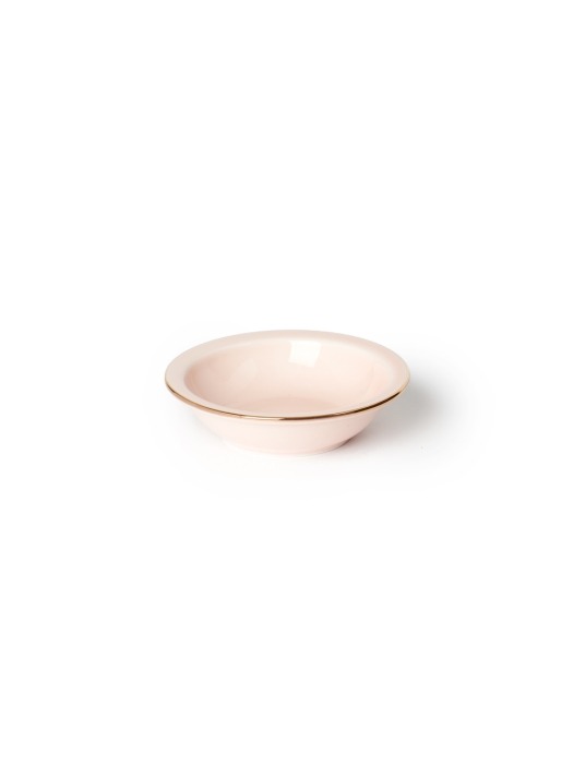 pink gold line mini bowl