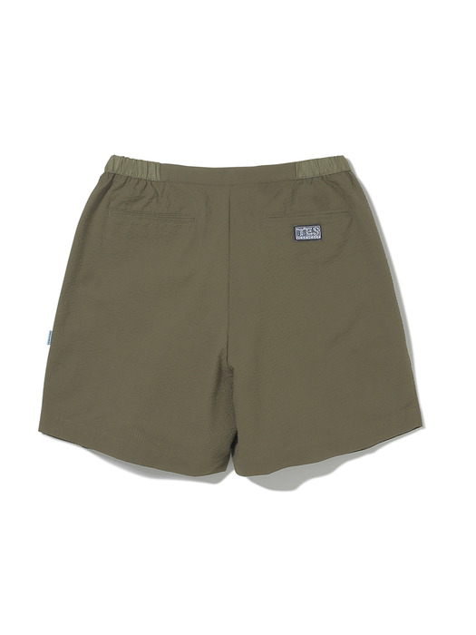 Seersucker Shorts Olive