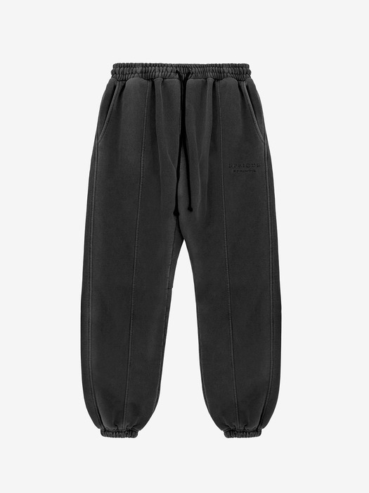 Washed Sweatpants - Black