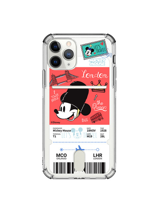 디즈니 시티 트래블 투명방탄카드 케이스