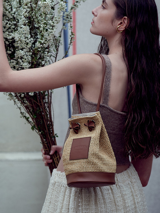 Raffia Tulip Bag