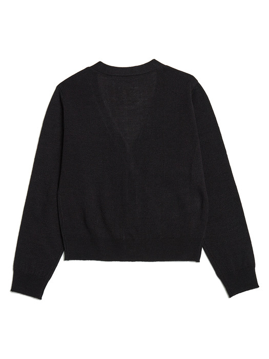 NEW PARISIAN WOMENS CROP CARDIGAN BLACK