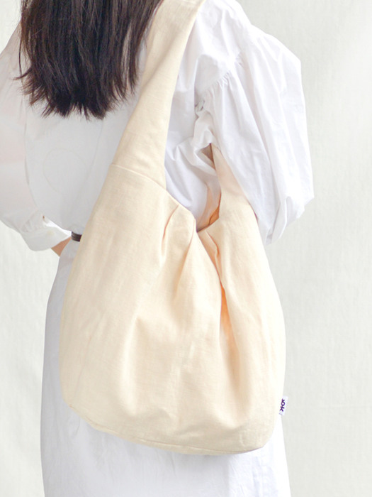 Gwanyu shoulderbag-Pastel beige 