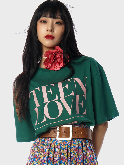 Modern Teen Love T-Shirts[Green(UNISEX)]_UTT-ST25 