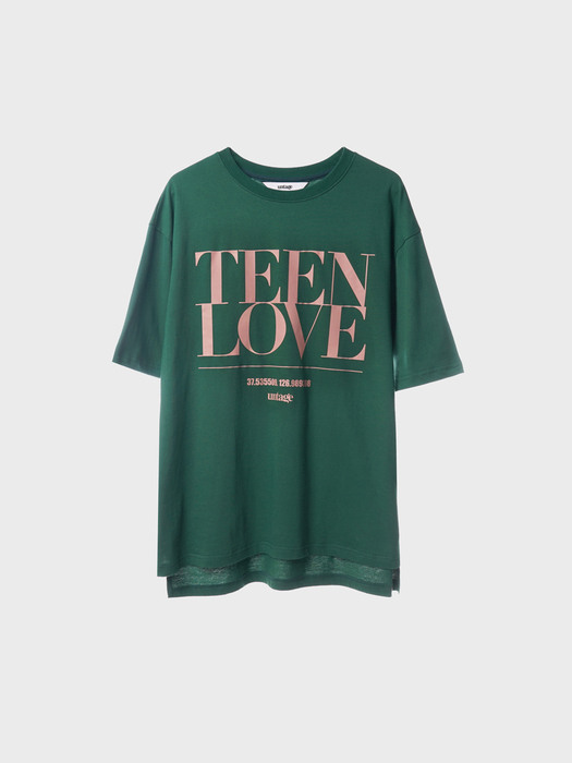 Modern Teen Love T-Shirts[Green(UNISEX)]_UTT-ST25 