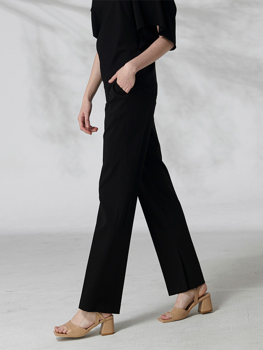 ONOF side vent pants ( black )