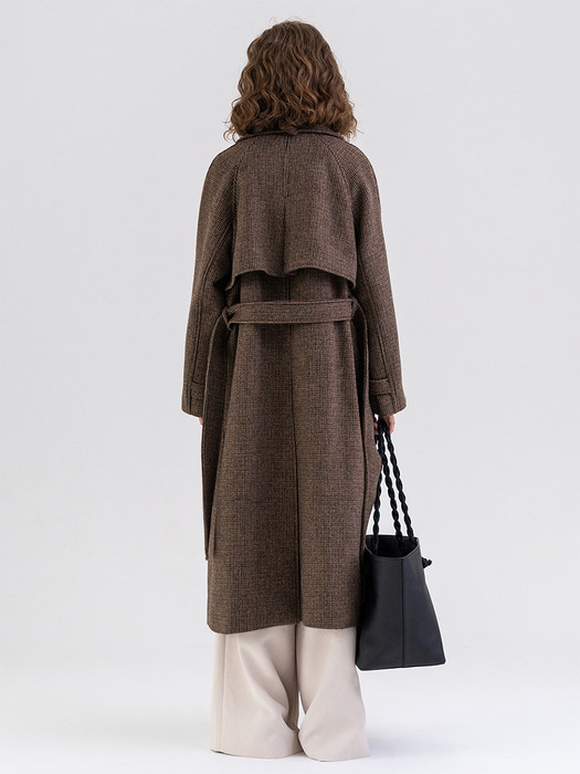 FW21 Merino Wool Single Coat Mahogany