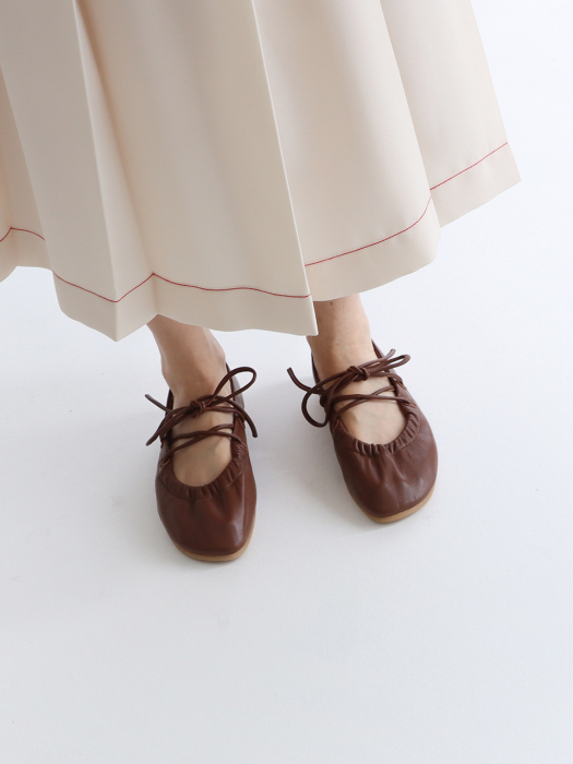 Ballerina Flat Shoes_turn_20199_brown