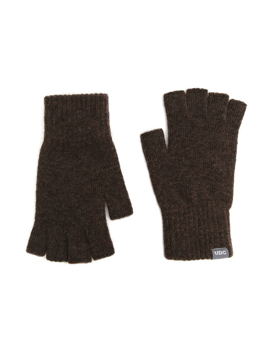 FINGERLESS / UDC / MELANGE / WOOD BROWN