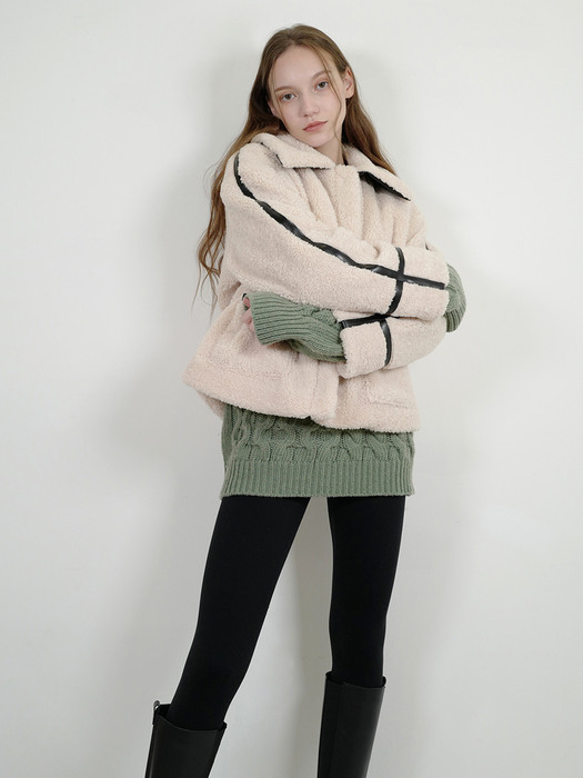 woolen line jacket