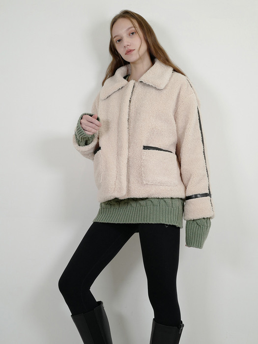 woolen line jacket