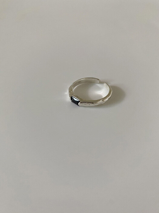 [925silver]Rough onyx ring
