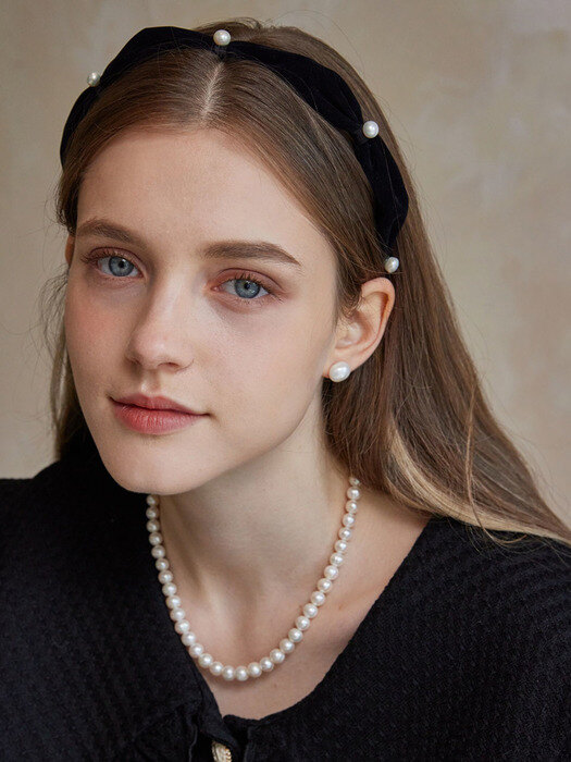 Juliet Half Over Pearl Earrings