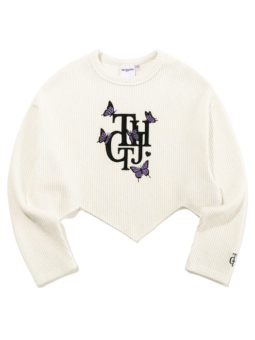 [HJ X TGT]BUTTERFLY CUTTING KNIT_OATMEAL