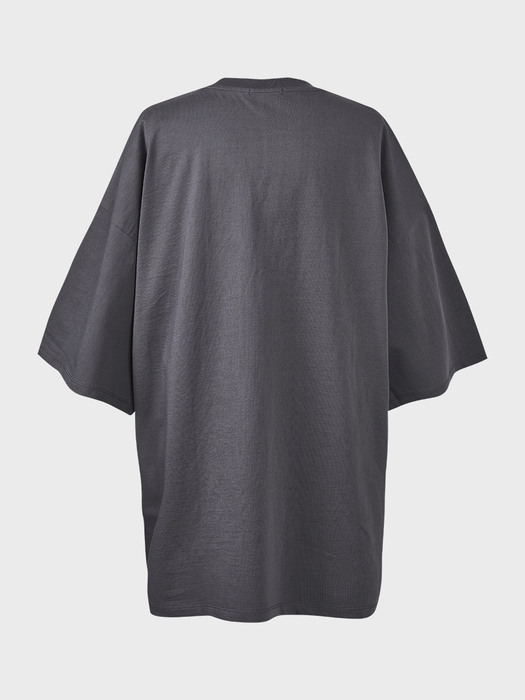 over-fit dress t-shirt_dark gray