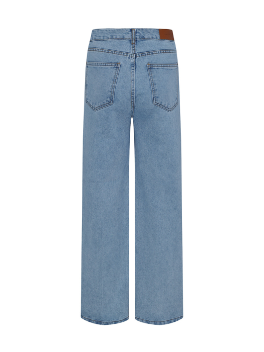 Light Blue Pin Tuck Denim