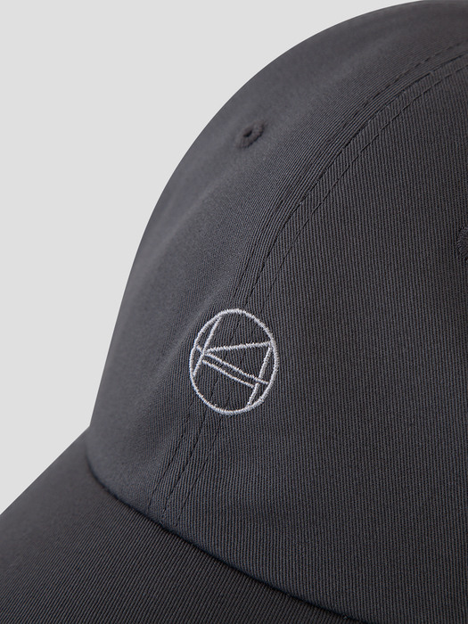   BASEBALL CAP WITH EMBROIDERED LOGO (ANTHRACITE)