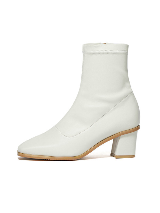 BB Span Ankle Boots_Cream