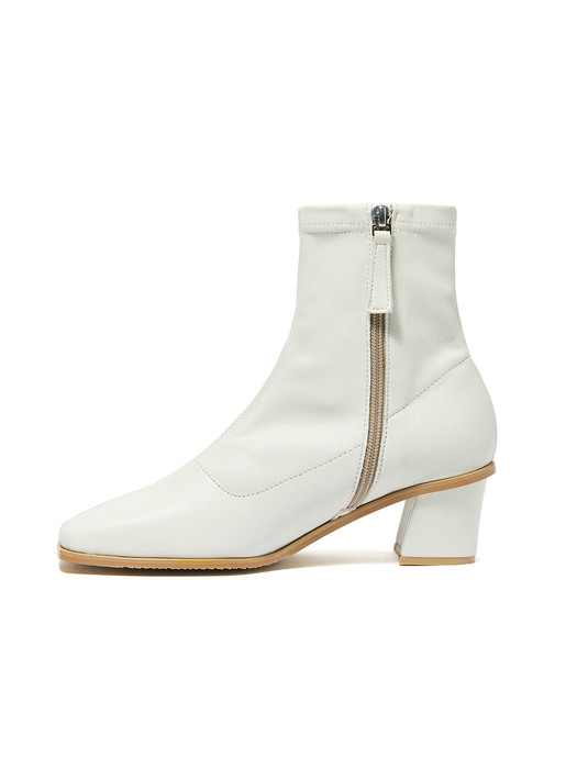 BB Span Ankle Boots_Cream