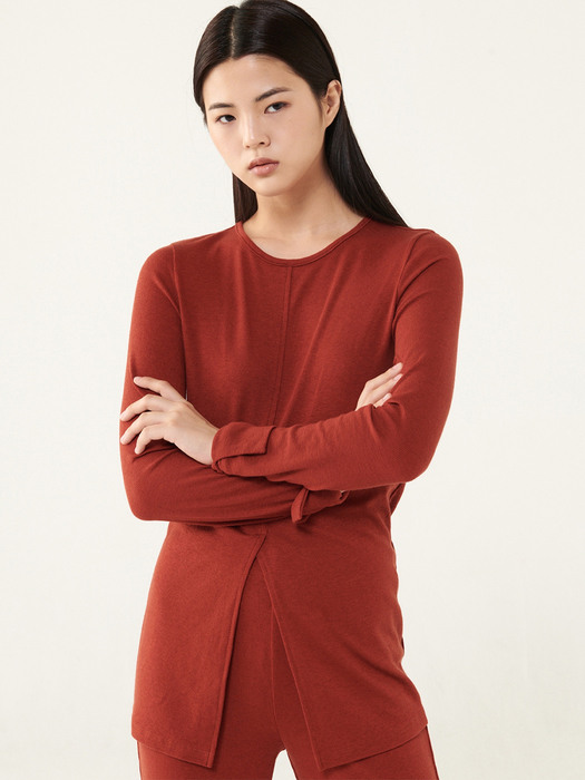 Tencel™ Wool Set_Red (텐셀 울 니트 세트)