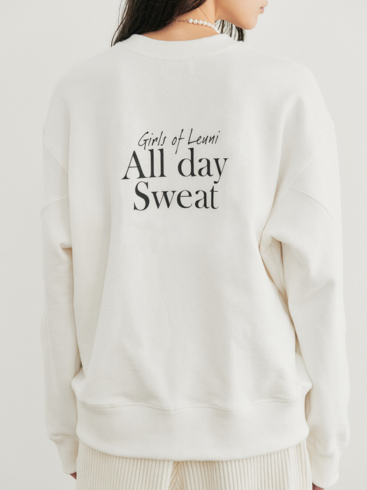 All Day Sweat Shirts_White  