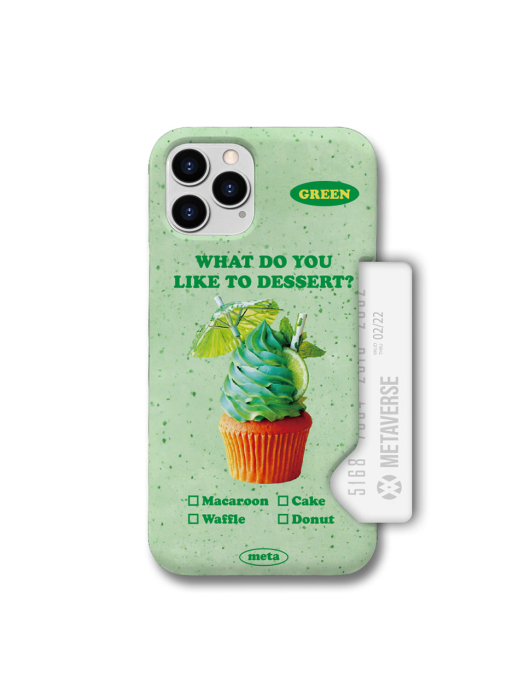 메타버스 슬림카드 케이스 - 디저트 그린(Dessert Green)