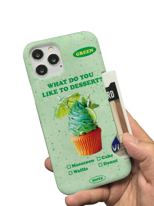 메타버스 슬림카드 케이스 - 디저트 그린(Dessert Green)